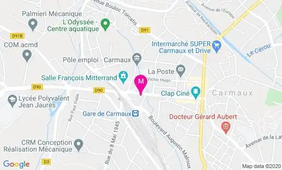 Localisation Dr Nadine De La Fuente