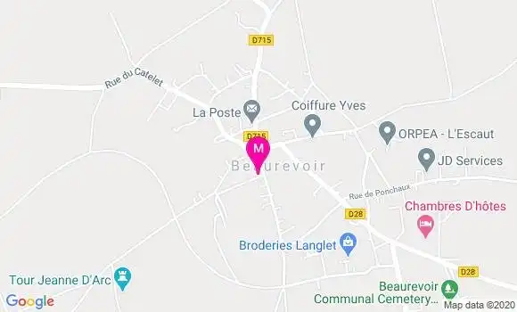 Localisation Dr Francois Cousin