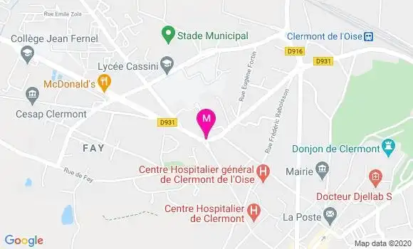 Localisation Dr Ludivine Goudal