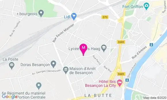 Localisation Dr Cecile Lambert Briquez