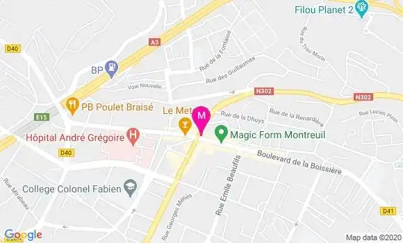 Localisation Dr Benjamin Djian