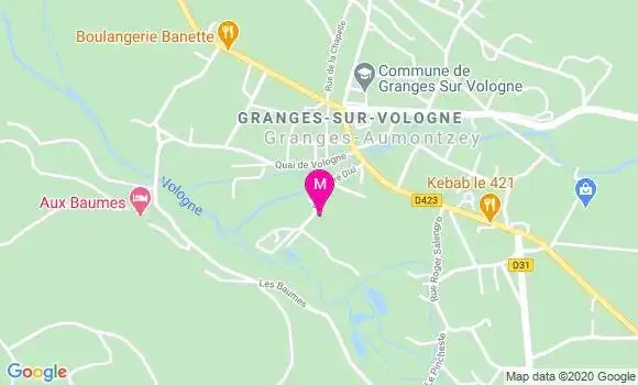 Localisation Dr Aurelie Cuny