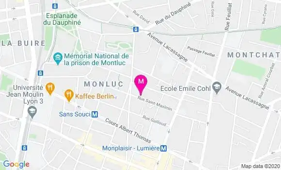 Localisation Dr Chrystel Ronzat