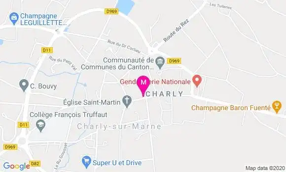 Localisation Dr Benoit Foulon