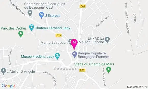 Localisation Dr Laurence Bianconi
