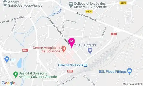Localisation Dr Ecaterina Bearz