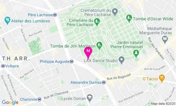 Localisation Dr Laurene Beherec