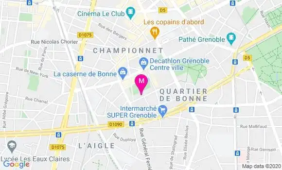 Localisation Dr Theodore Bufidis