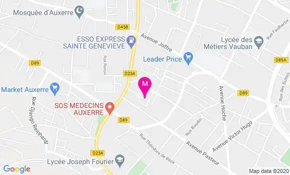 Localisation Dr Marc Pierre Geste