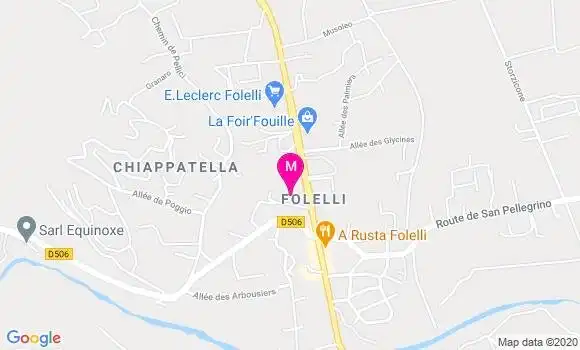 Localisation Dr Antoine Petroni