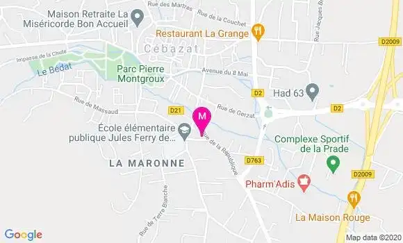 Localisation Dr Sophie Behra