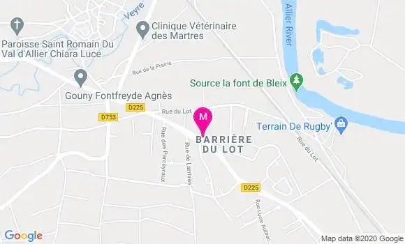 Localisation Dr Cecile Cotisson Vidal