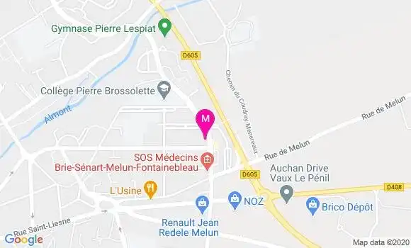 Localisation Dr Elena Bourneix