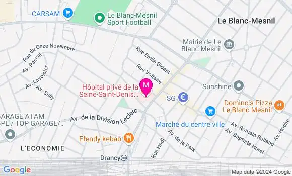 Localisation Dr Sabrina Paze