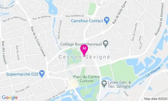 Localisation Dr Cécile Pagot Troussard