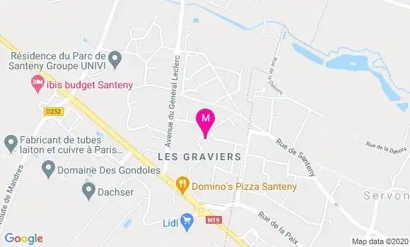 Localisation Dr Aime Bonny Bonny