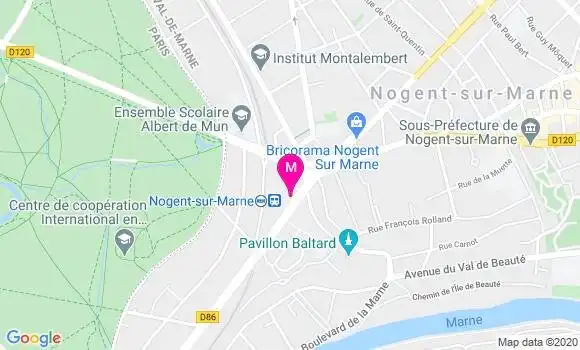 Localisation Dr Stephane Daviau