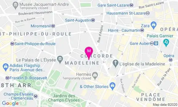 Localisation Dr Geraldine Grauzam Rebot