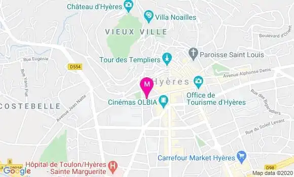 Localisation Dr Isabelle Cabon