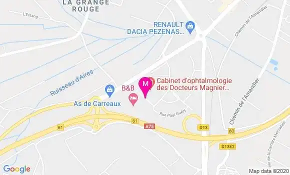 Localisation Dr Arnaud Debois
