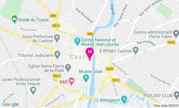 Localisation Dr Leila Missoum Sablayrolles