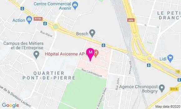 Localisation Dr Pierre Antoine Rey