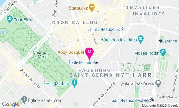 Localisation Dr Amandine Rougier Toubert