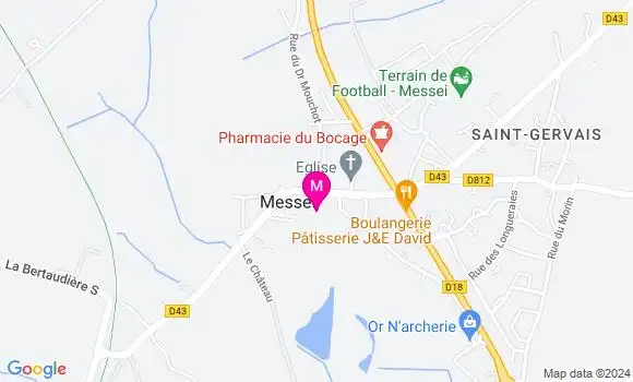 Localisation Dr Anaele Daulne