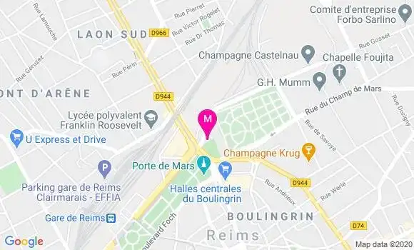 Localisation Dr Michele Coulomb
