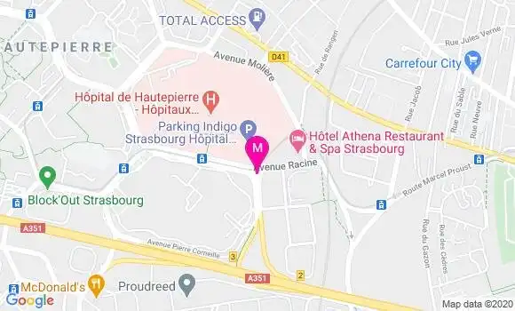 Localisation Dr Bruno Lioure