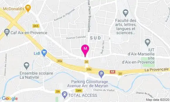 Localisation Dr Christiane Pivot