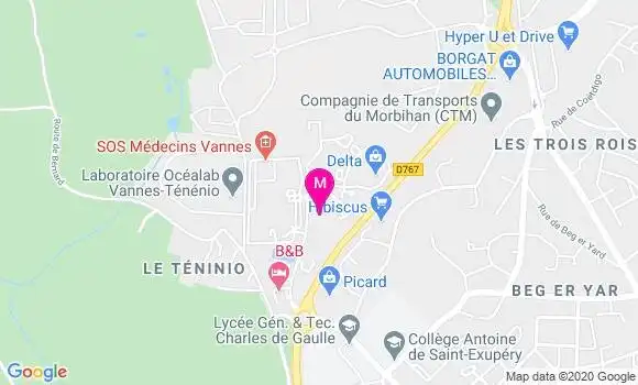 Localisation Dr Cecilia Blin