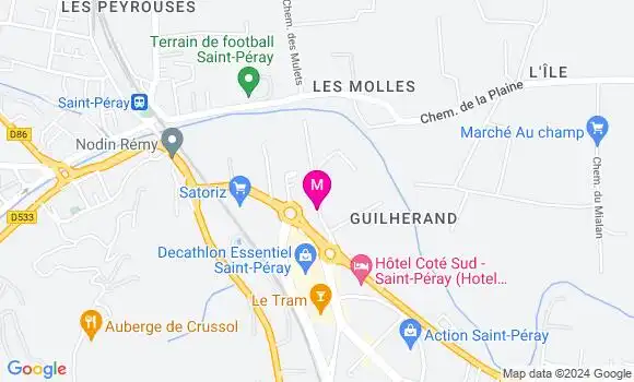 Localisation Dr Charlotte Fournier