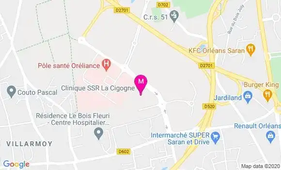 Localisation Dr Anne Dautun Sabry