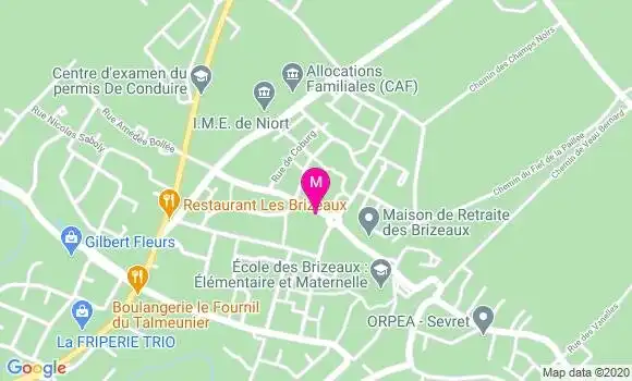 Localisation Dr Paul Drouillard