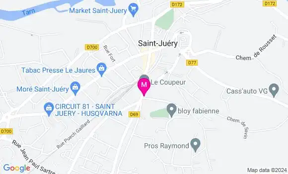 Localisation Dr Ludivine Peyrot