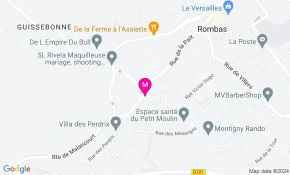 Localisation Dr Alisson Ancel
