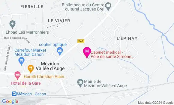 Localisation Dr Lucie Maille Peltier