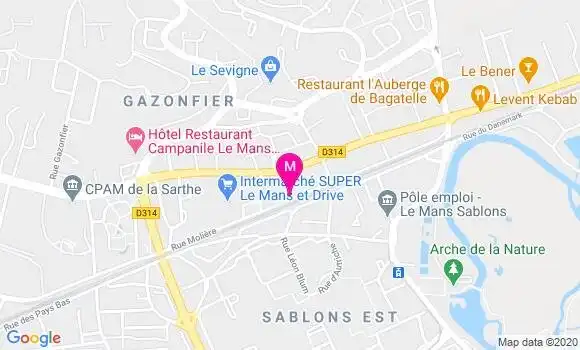 Localisation Dr Joelle Emerit