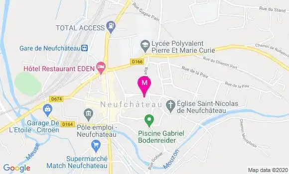 Localisation Dr Denis Burel