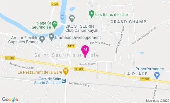 Localisation Dr Fabien Lambert
