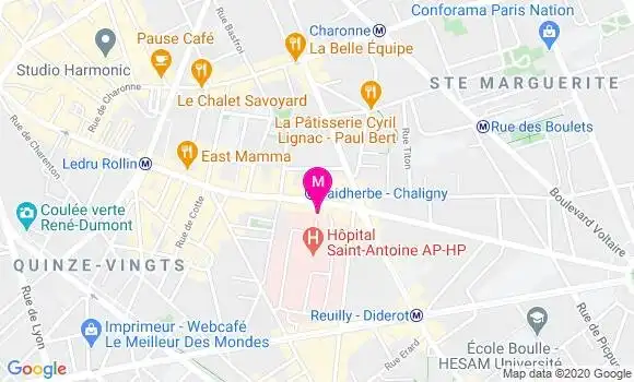 Localisation Dr Sara Lemoinne