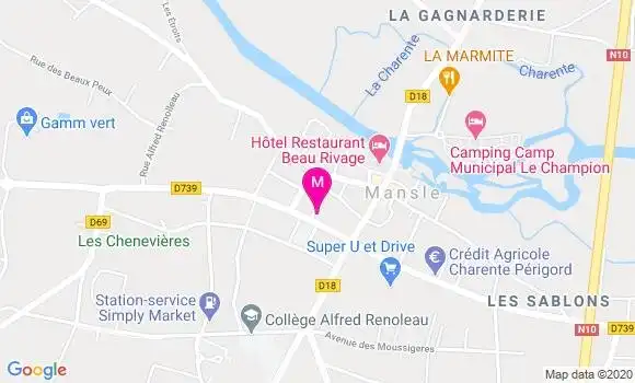 Localisation Dr Marion Glavier