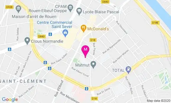 Localisation Dr Claire Bolender