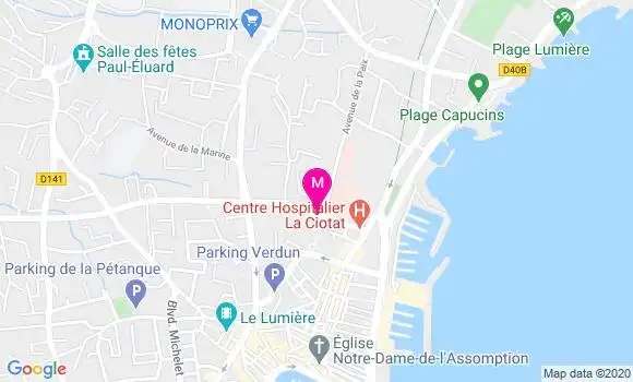Localisation Dr Philippe Gueran