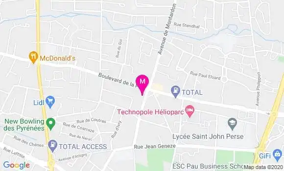 Localisation Dr Agnes Juge Boulogne