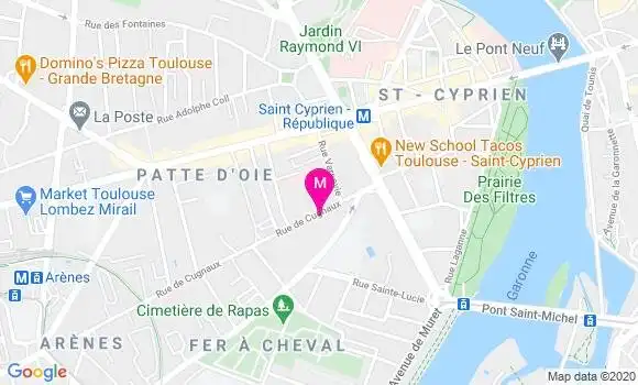 Localisation Dr Francois Simon
