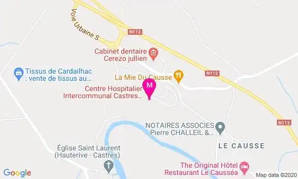 Localisation Dr Benoit Moreau