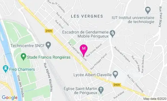 Localisation Dr Anne Charieras