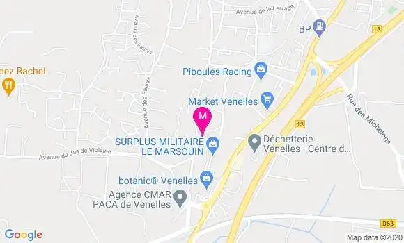 Localisation Dr Marie Astrid Offroy